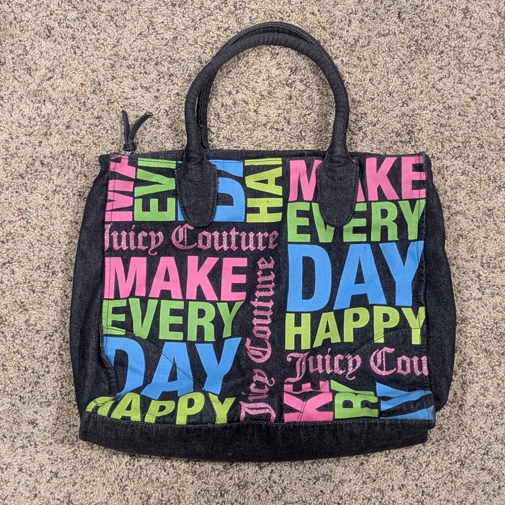 Y2K Vibtage Juicy Couture Denim Tote